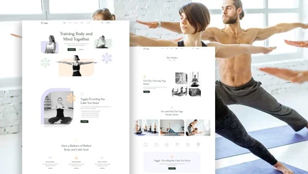 Yoggly – Yoga, Meditation & Fitness Elementor Template Kit